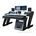 Supporto per tastiera da scrivania per studio di registrazione all&#39;ingrosso con mobiletto mobile per sala musica